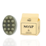 SOAP MASSAGE BAR - BLACK SESAME & SEA CLAY 130g