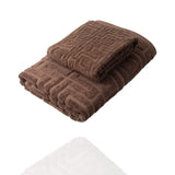RENJI BATH TOWEL SET - COCOA