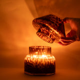 SUSTAINABLE CANDLE LAMP - LEOPARD