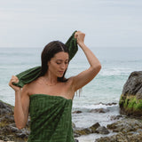 RENJI BATH TOWEL SET - MATCHA