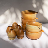 HANDMADE MATCHA SET - ORANGE SWIRL