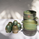 HANDMADE MATCHA SET - GREEN SWIRL