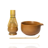 HANDMADE MATCHA SET - ORANGE SWIRL