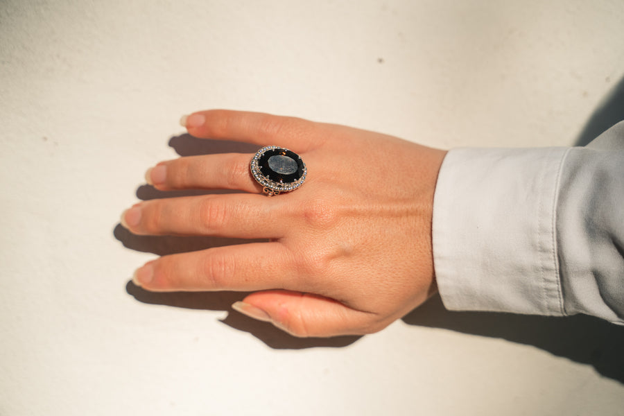 ROYAL SMOKEY QUARTZ RING