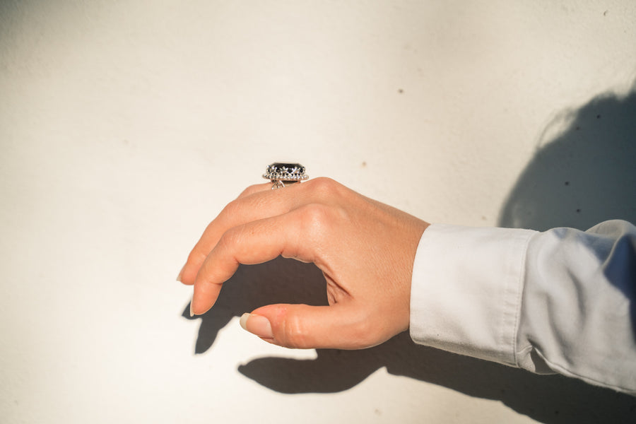 ROYAL SMOKEY QUARTZ RING