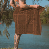 ORI BATH TOWEL - COCOA