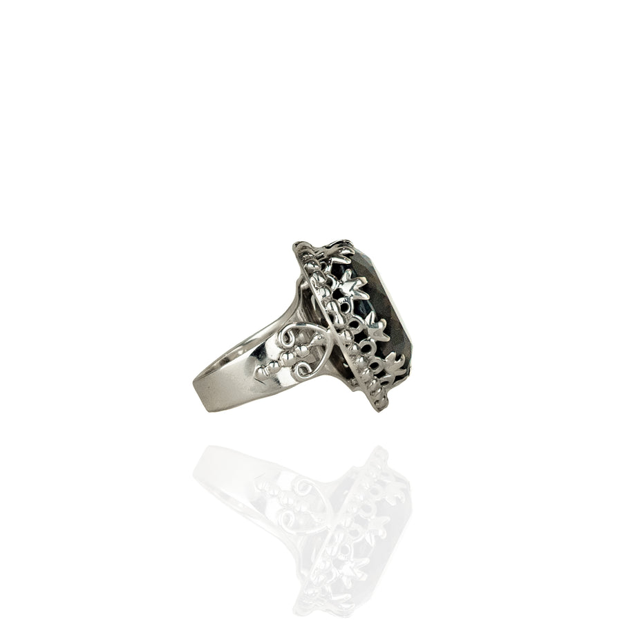 ROYAL SMOKEY QUARTZ RING