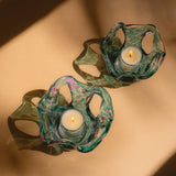 WAVE CANDLE HOLDER SMALL - SPLASH