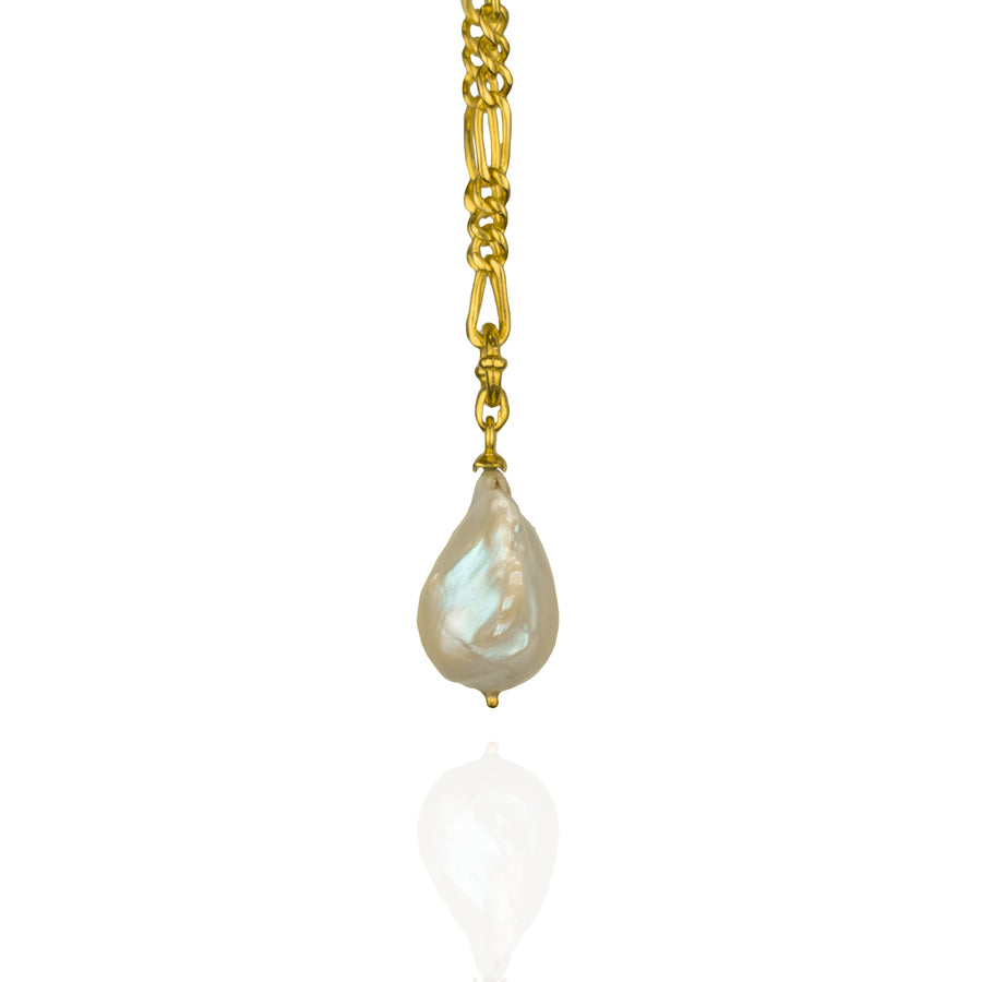 LUXE BAROQUE PEARL GOLD NECKLACE