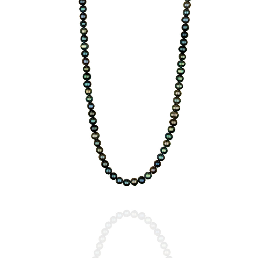 SERENA BLACK PEARL NECKLACE