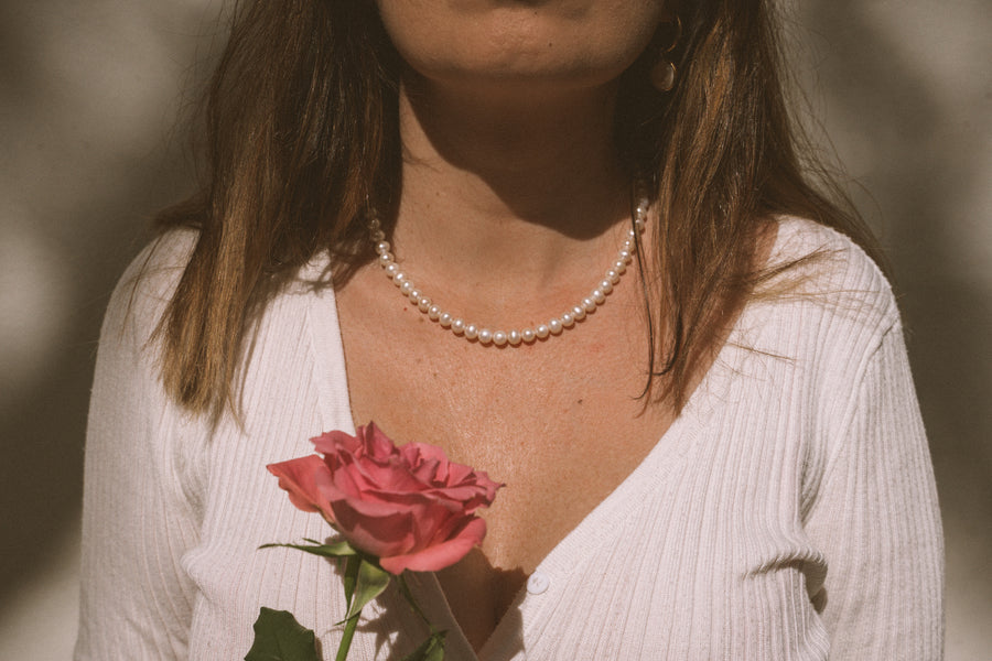 BELLA LUNA PEARL NECKLACE