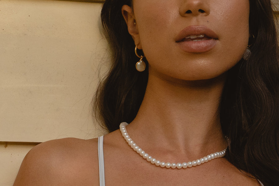 BELLA LUNA PEARL NECKLACE
