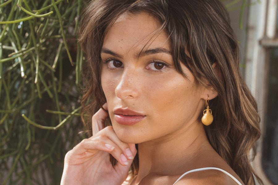 WATER JUG GOLD EARRINGS