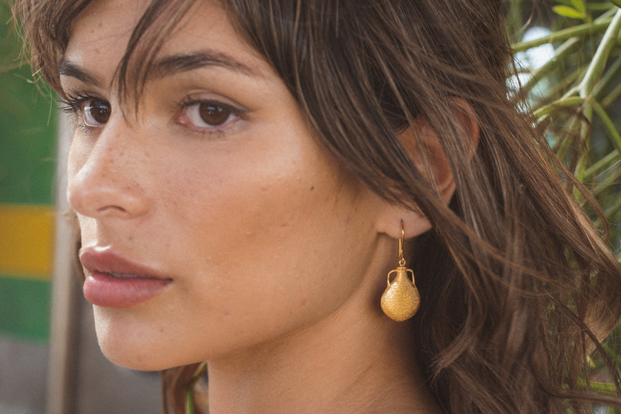 WATER JUG GOLD EARRINGS