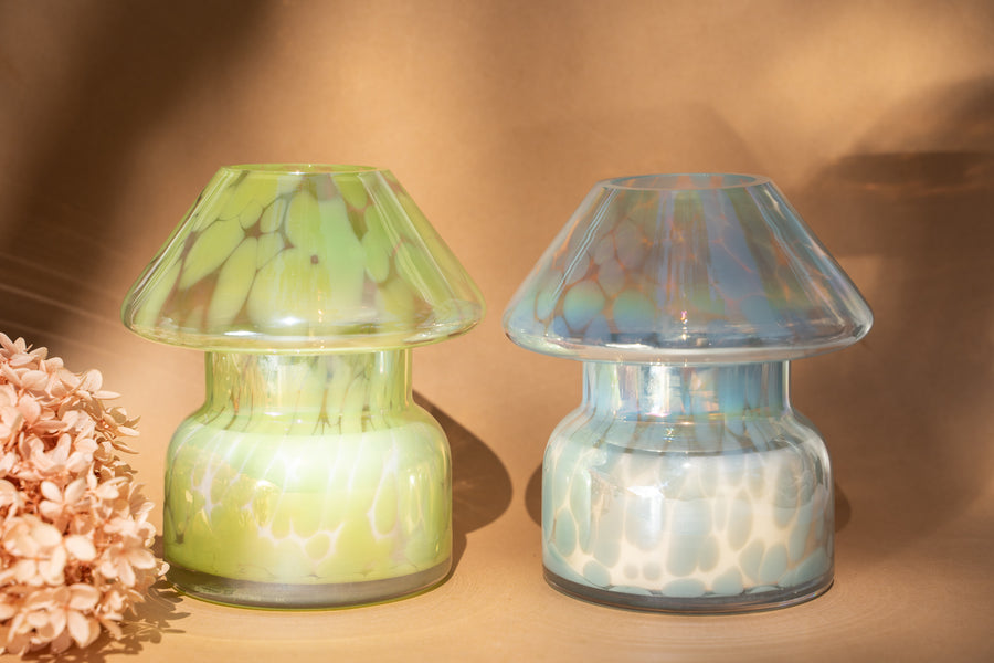 SUSTAINABLE CANDLE LAMP - FAIRY GREEN