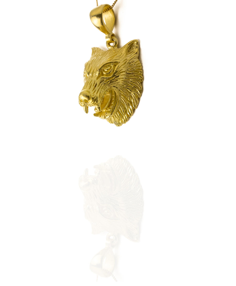 WOLF GOLD NECKLACE